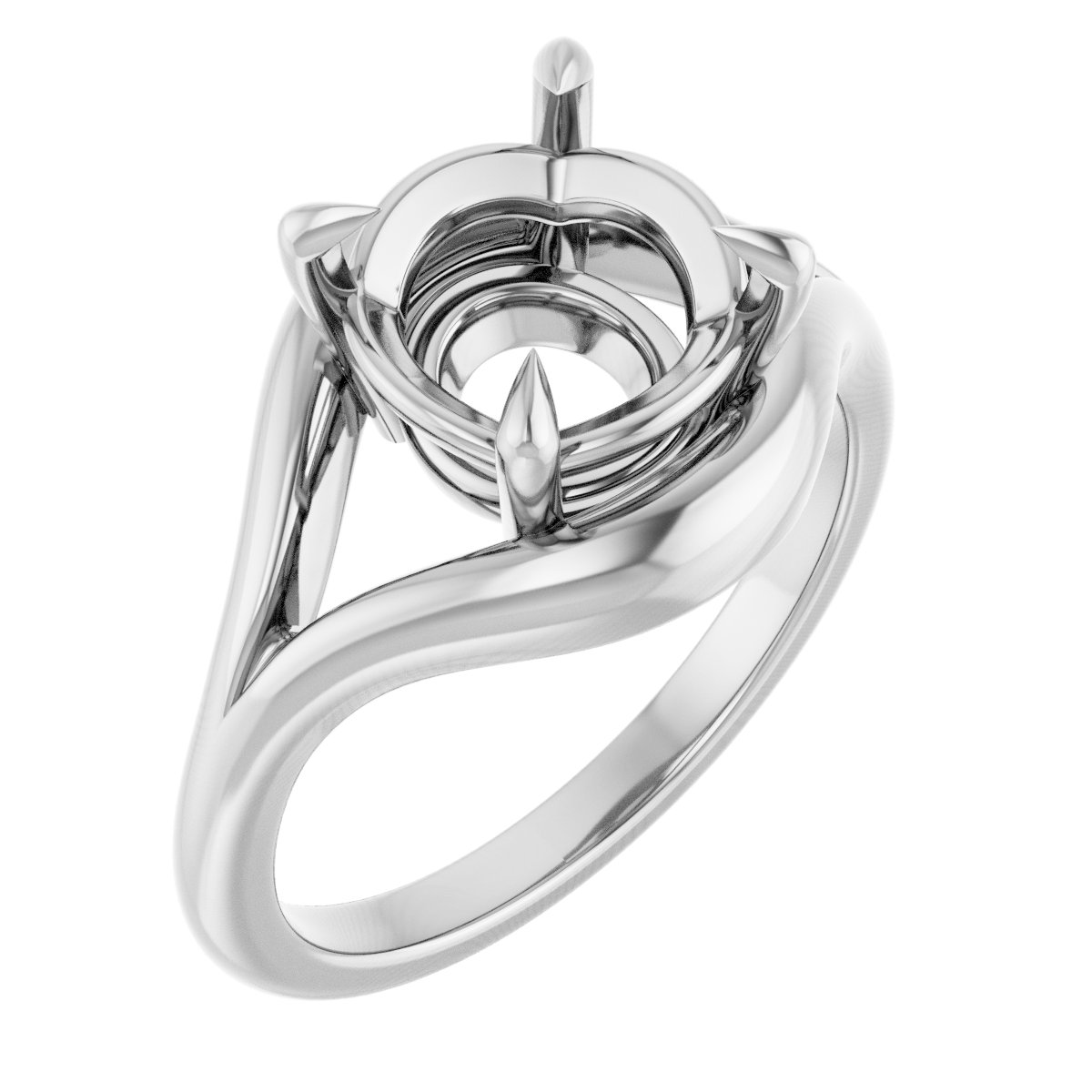 Claw-Prong Solitaire Engagement Ring