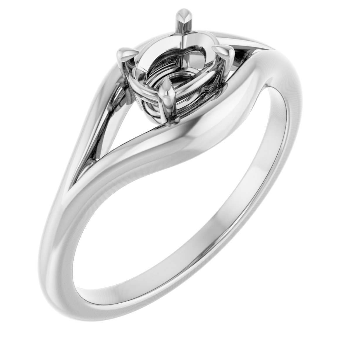 Claw-Prong Solitaire Engagement Ring