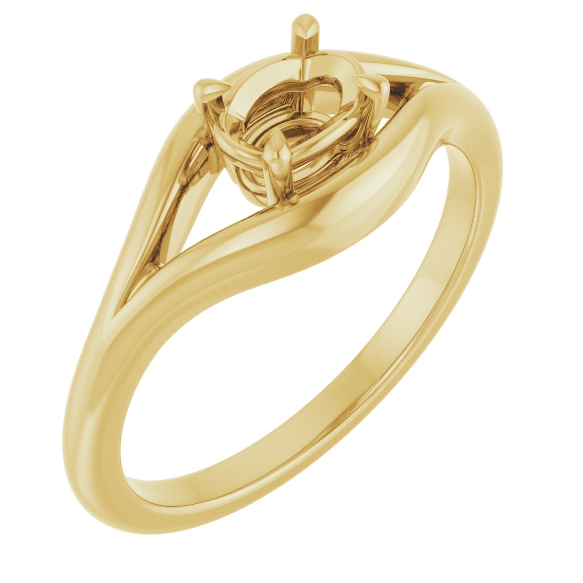 Claw-Prong Solitaire Engagement Ring