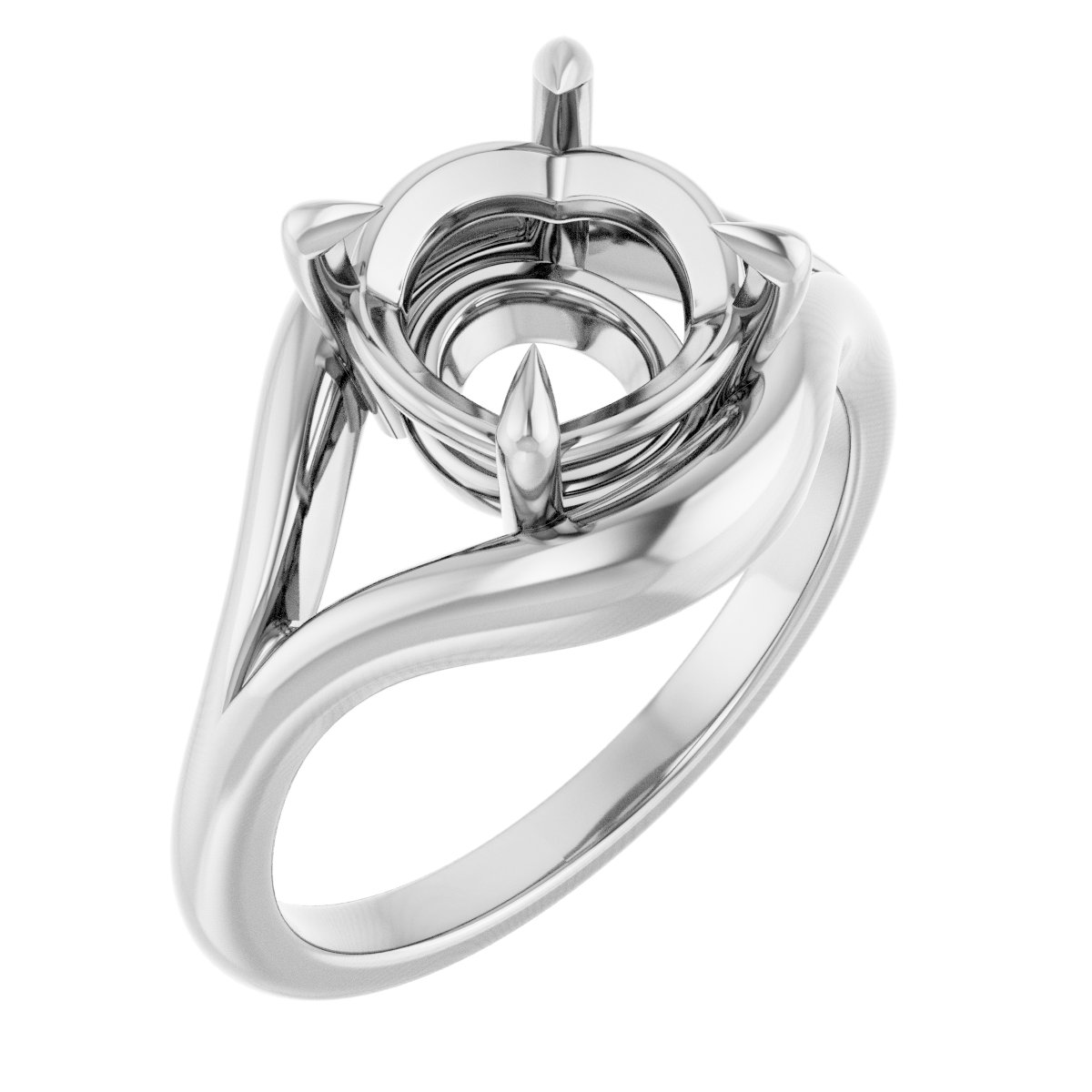 Claw-Prong Solitaire Engagement Ring