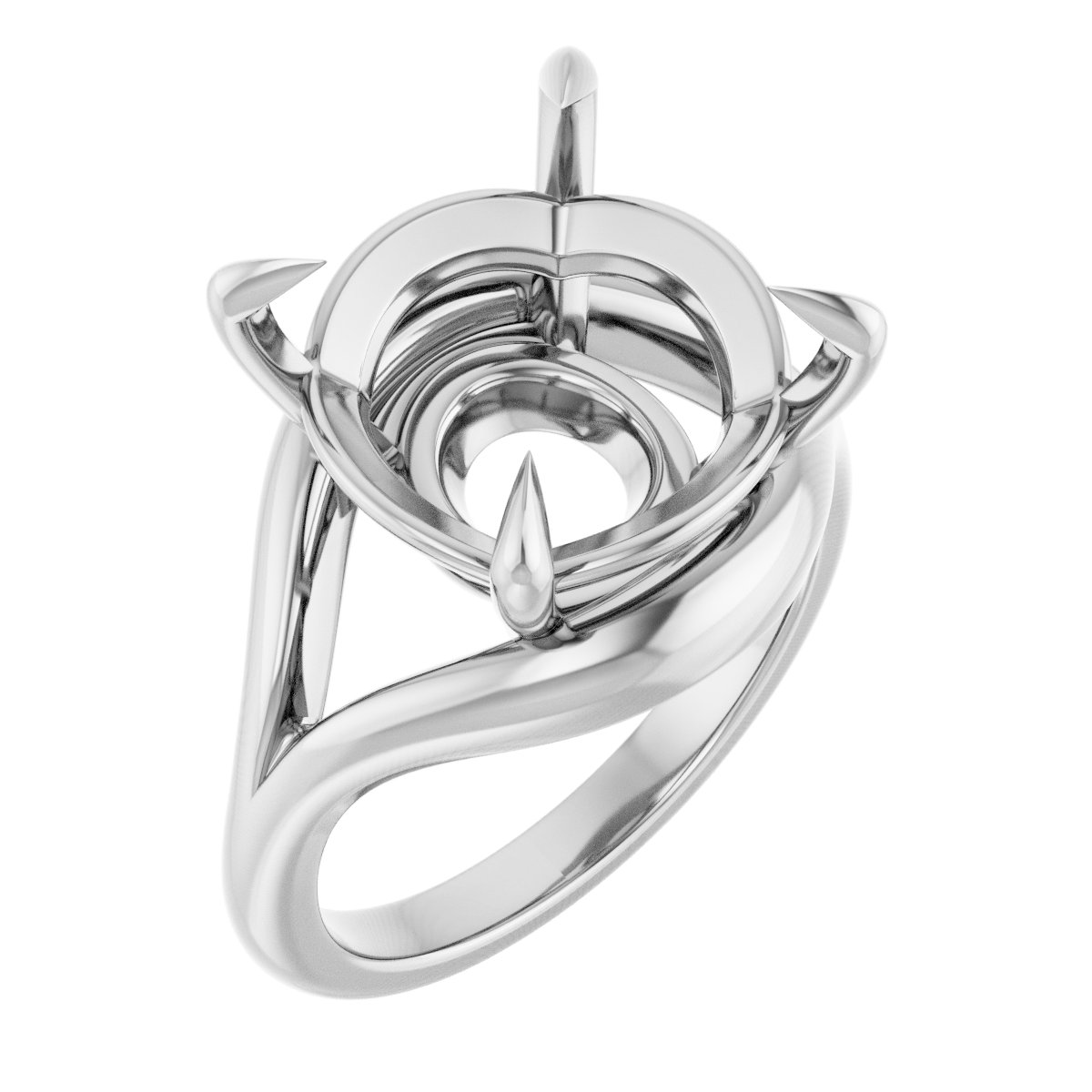 Claw-Prong Solitaire Engagement Ring