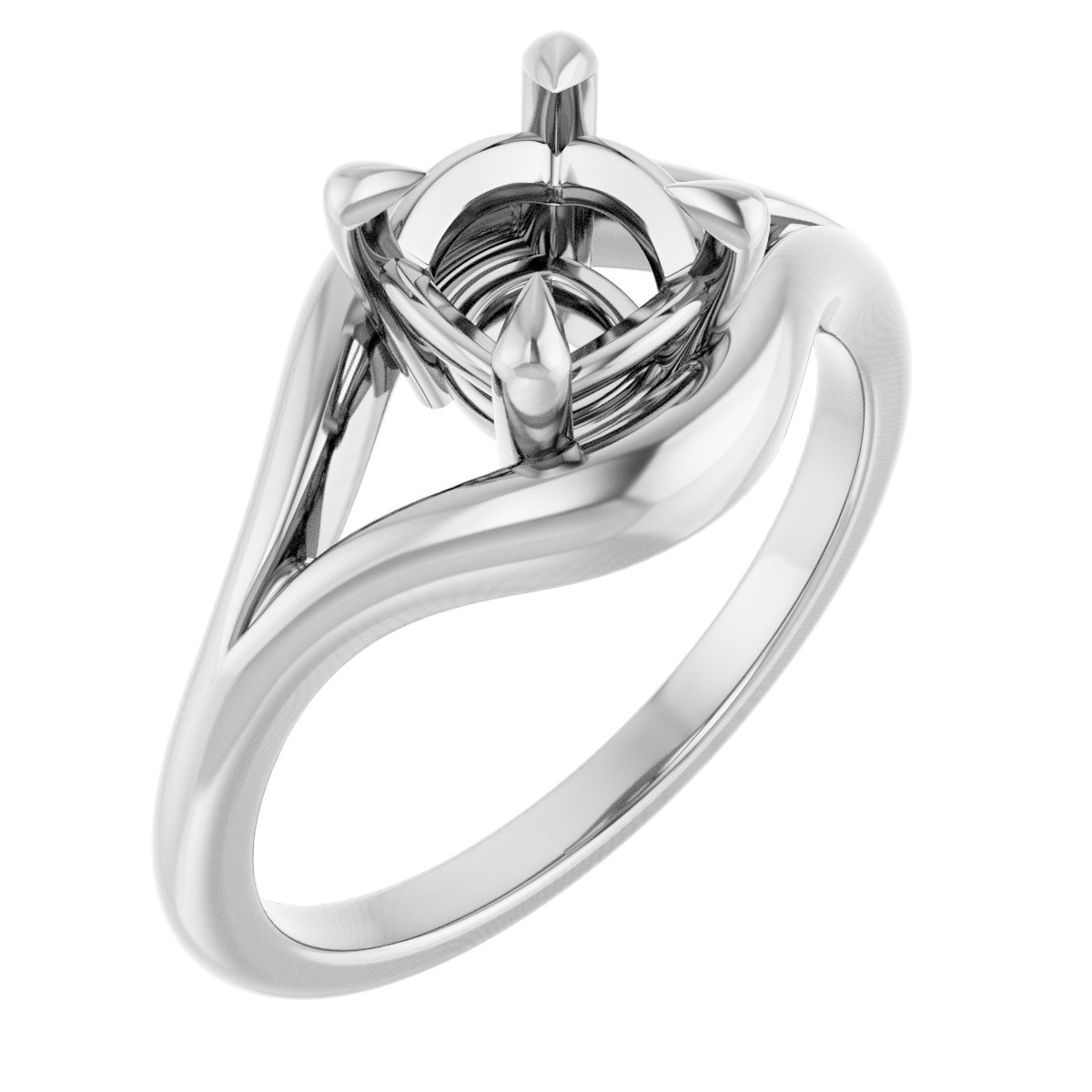 Claw-Prong Solitaire Engagement Ring