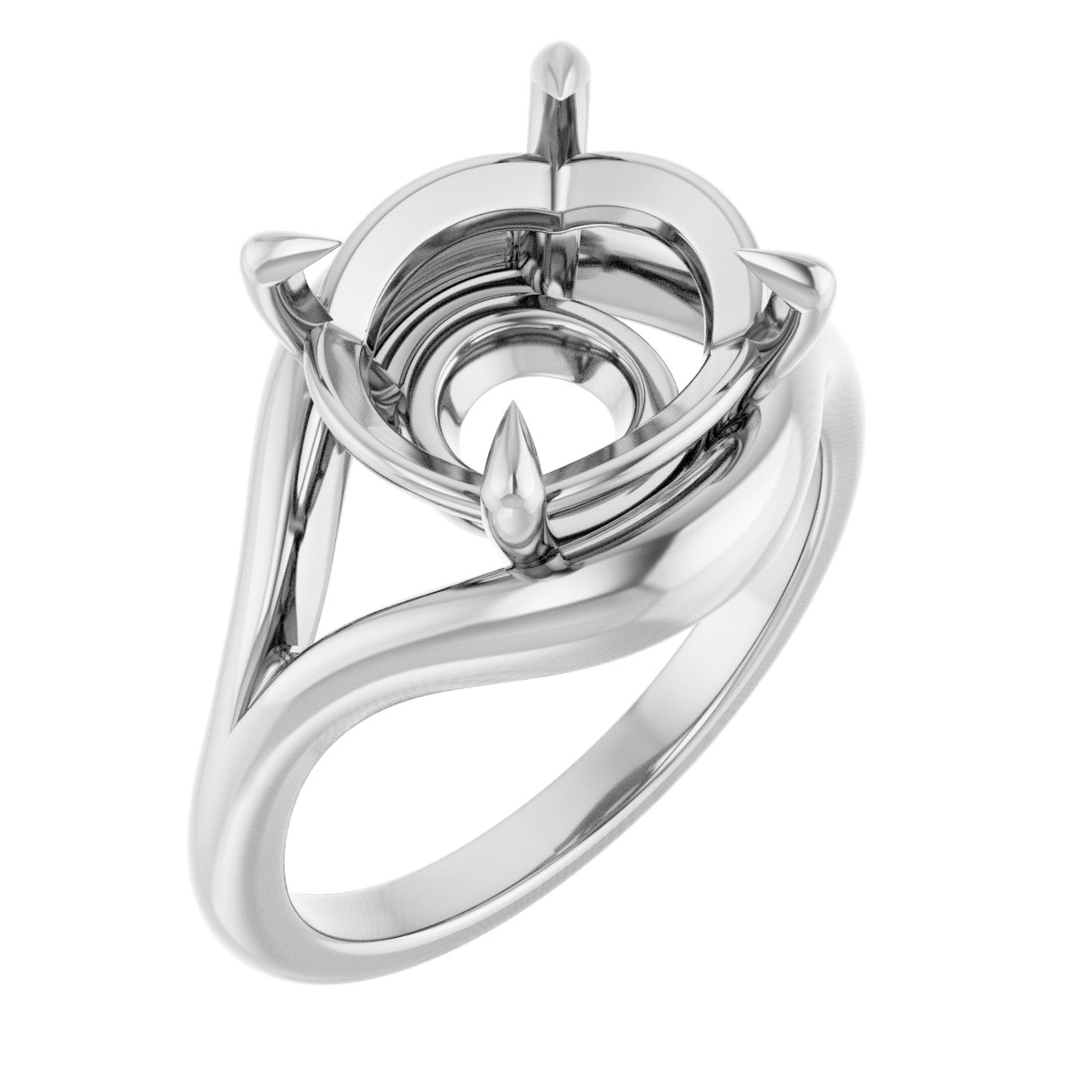 Claw-Prong Solitaire Engagement Ring