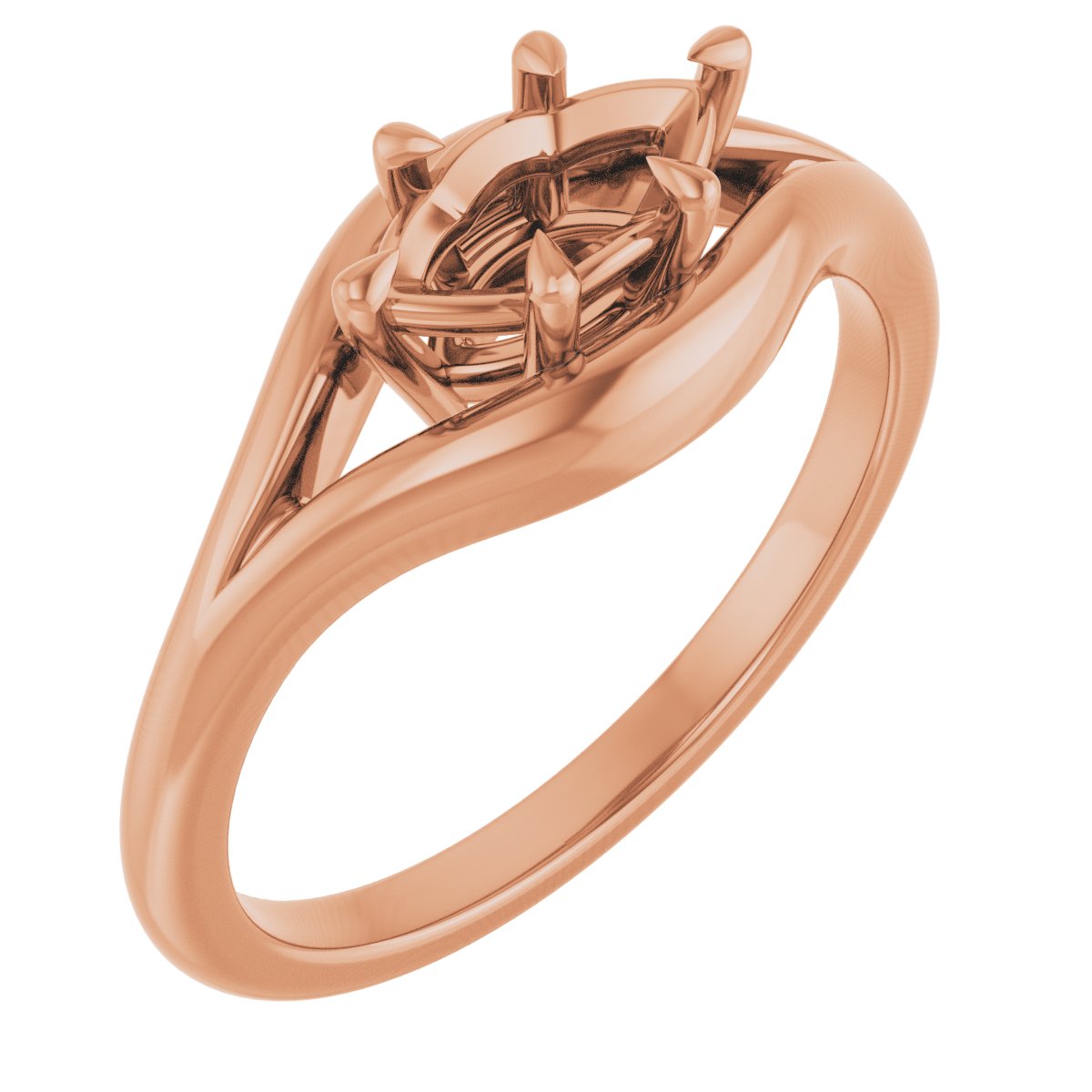 Claw-Prong Solitaire Engagement Ring