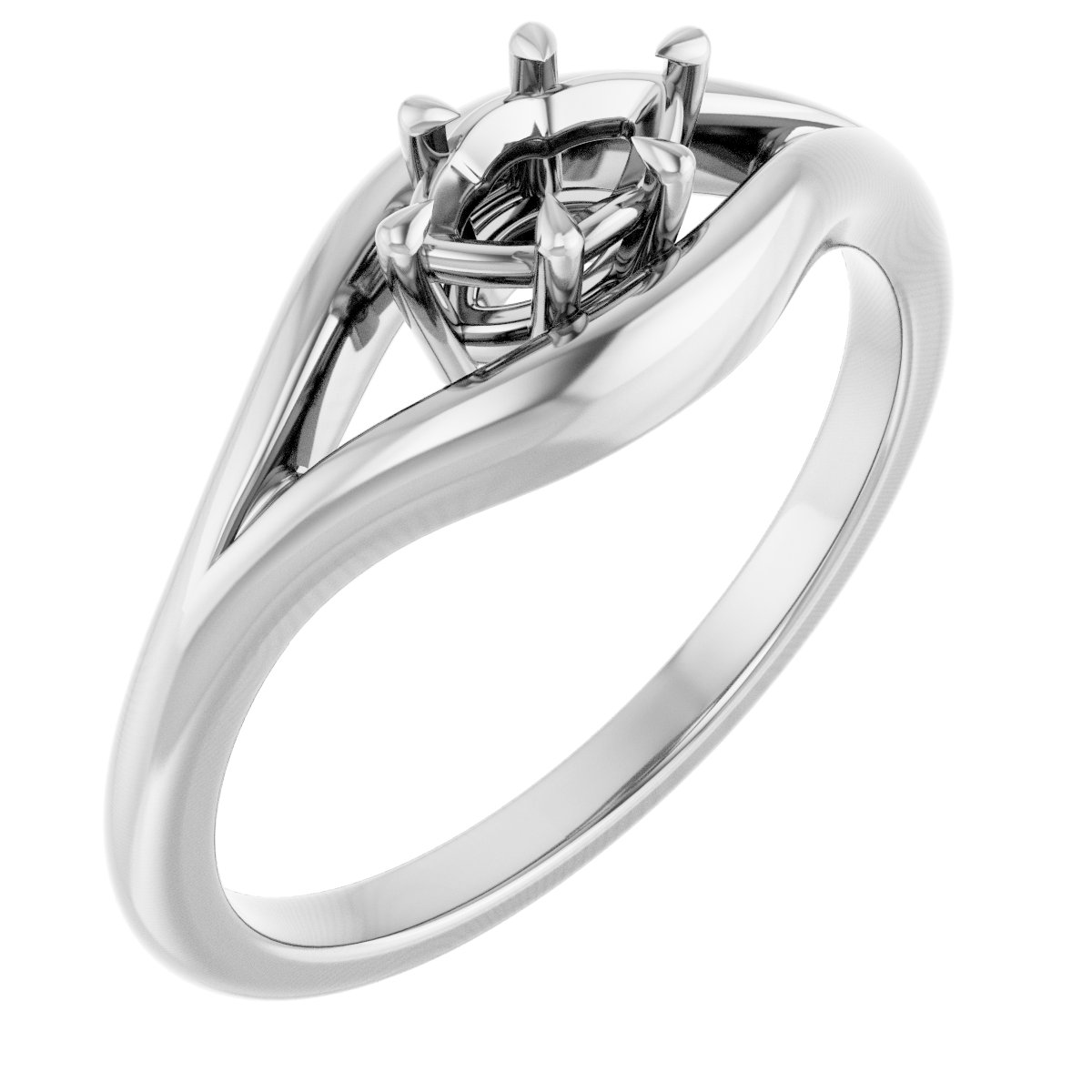 Claw-Prong Solitaire Engagement Ring