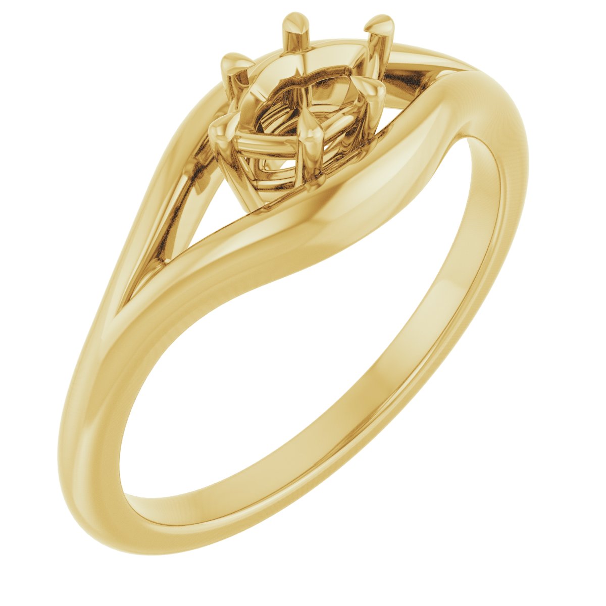 Claw-Prong Solitaire Engagement Ring