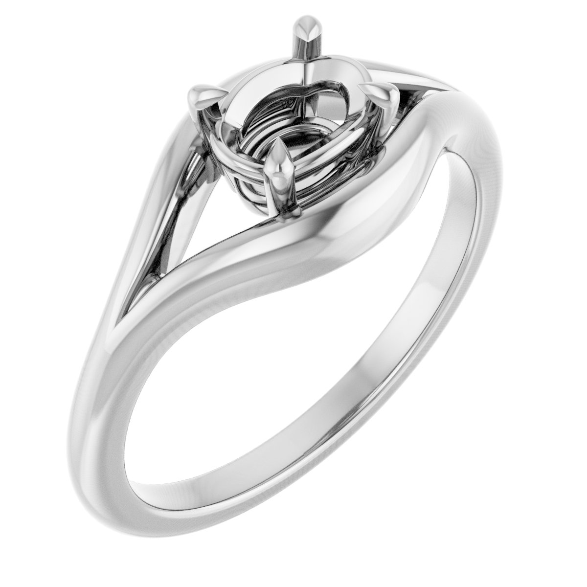 Claw-Prong Solitaire Engagement Ring