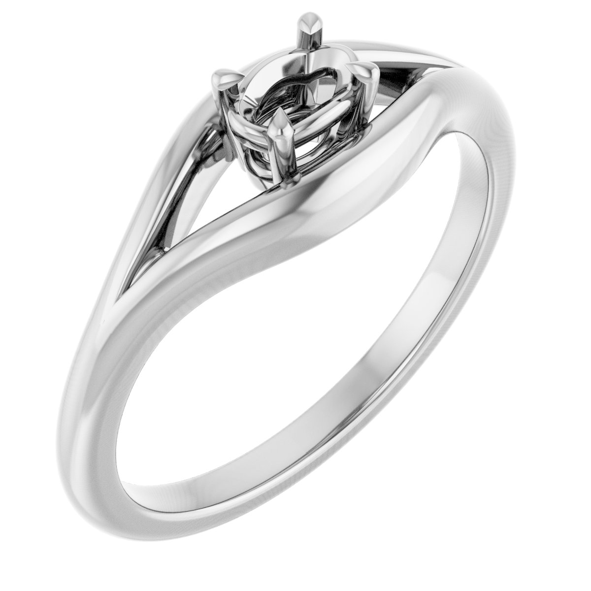 Claw-Prong Solitaire Engagement Ring