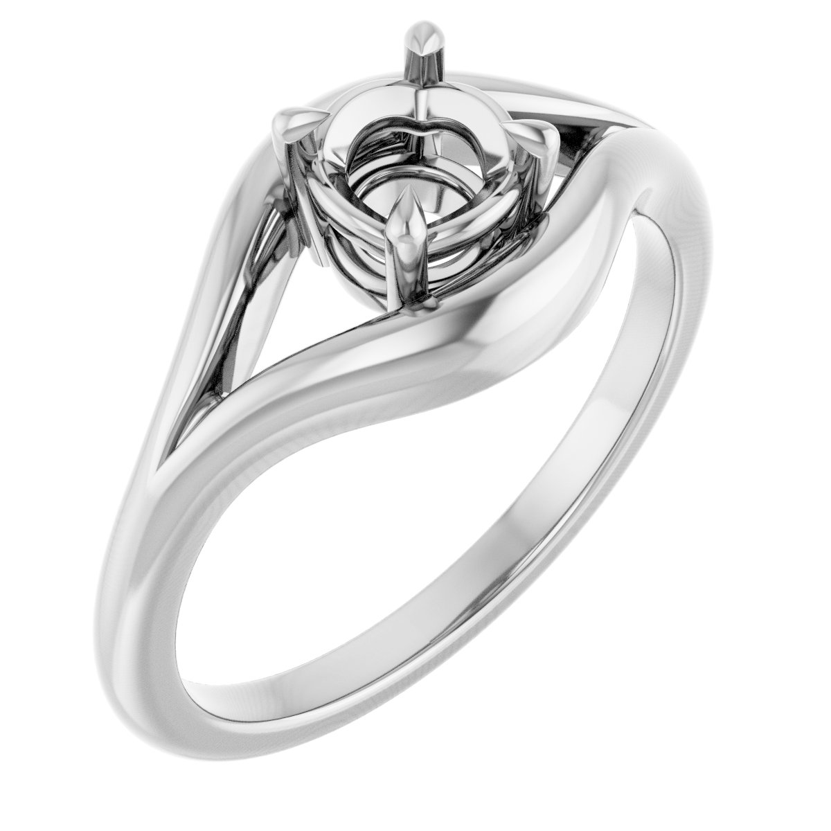 Claw-Prong Solitaire Engagement Ring