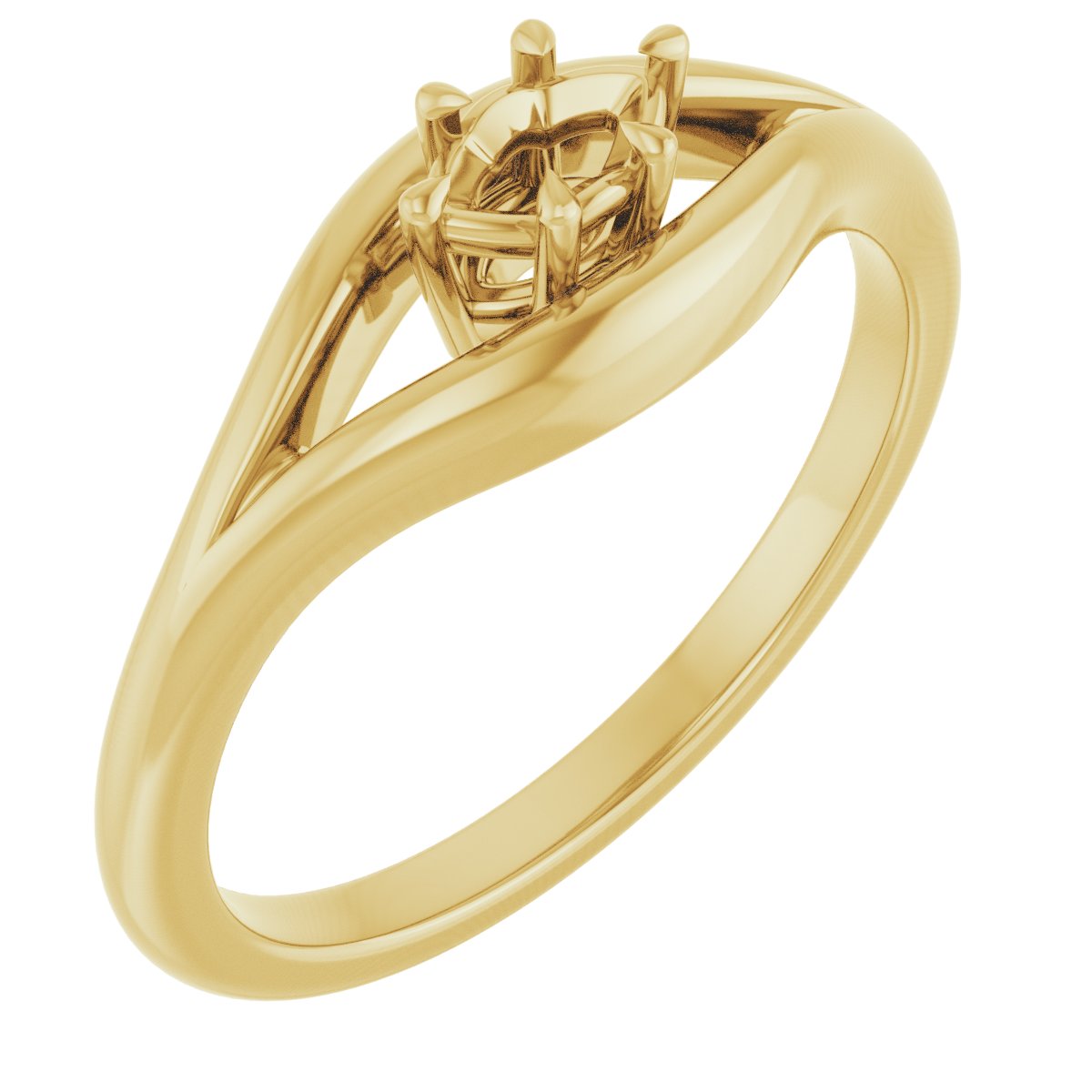 Claw-Prong Solitaire Engagement Ring
