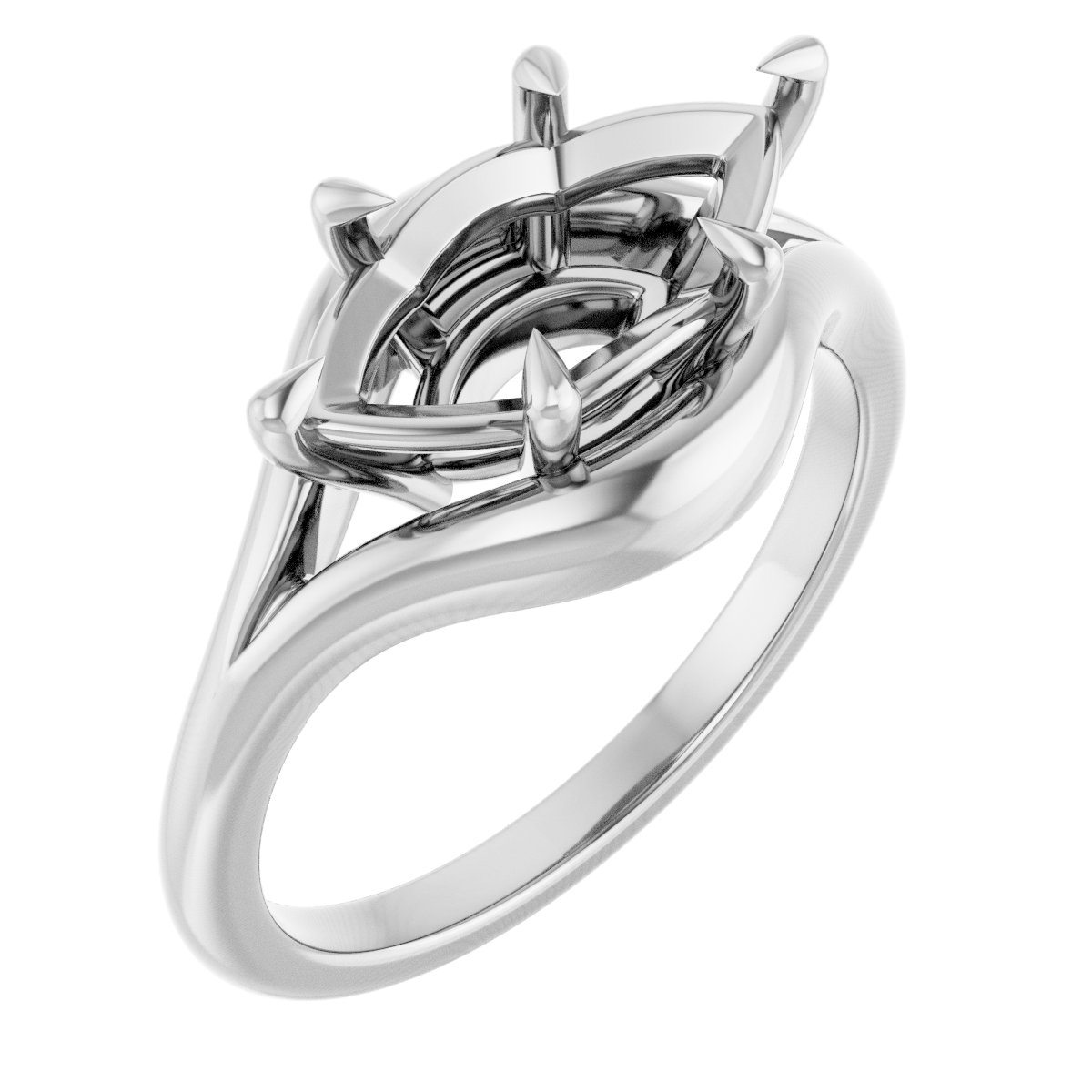 Claw-Prong Solitaire Engagement Ring