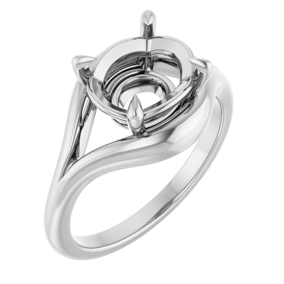 Claw-Prong Solitaire Engagement Ring