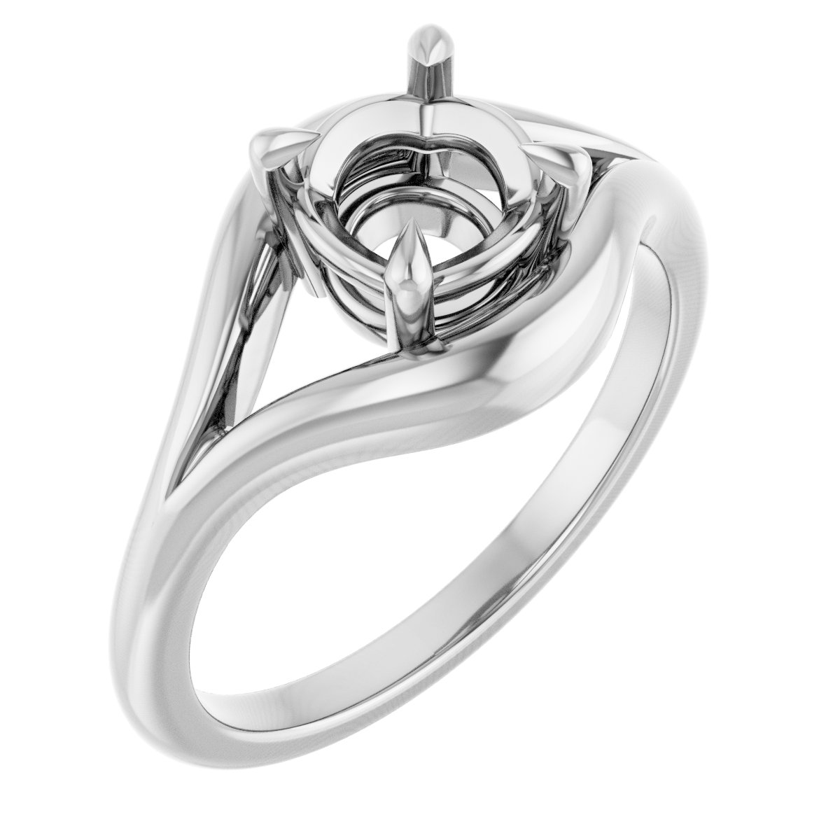 Claw-Prong Solitaire Engagement Ring