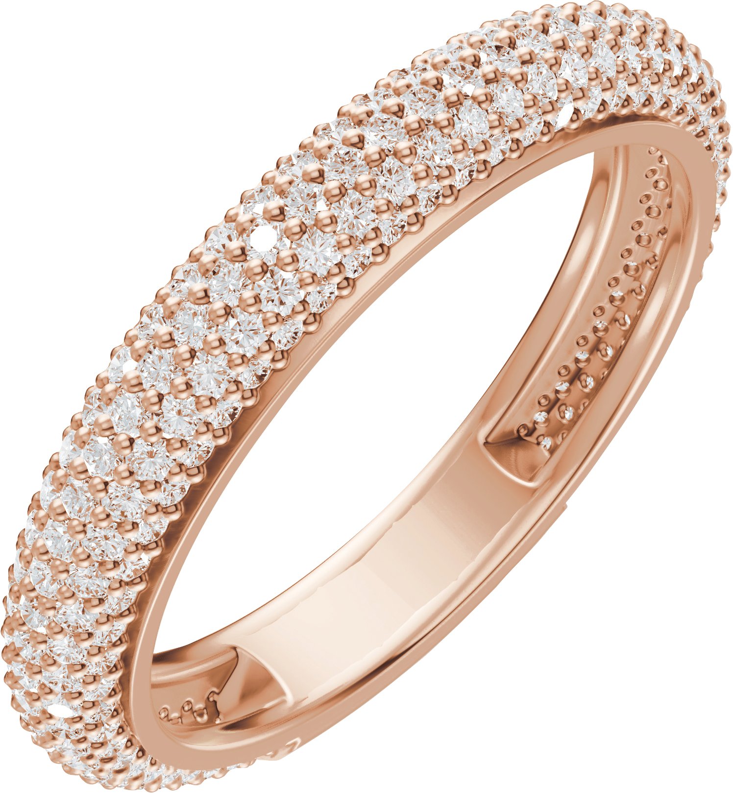 Pavé-Style Anniversary Band