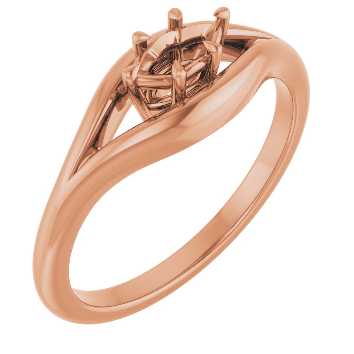 Claw-Prong Solitaire Engagement Ring
