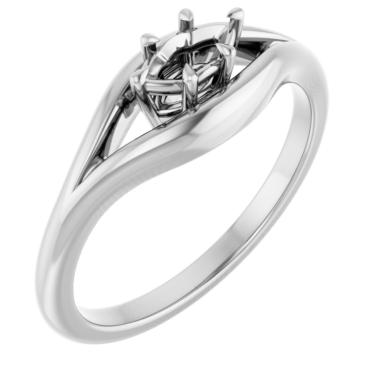 Claw-Prong Solitaire Engagement Ring