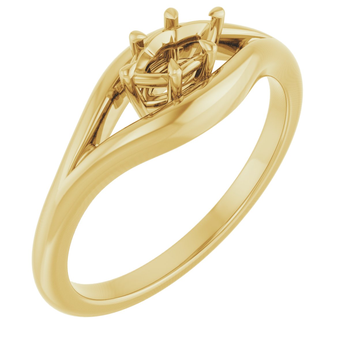 Claw-Prong Solitaire Engagement Ring