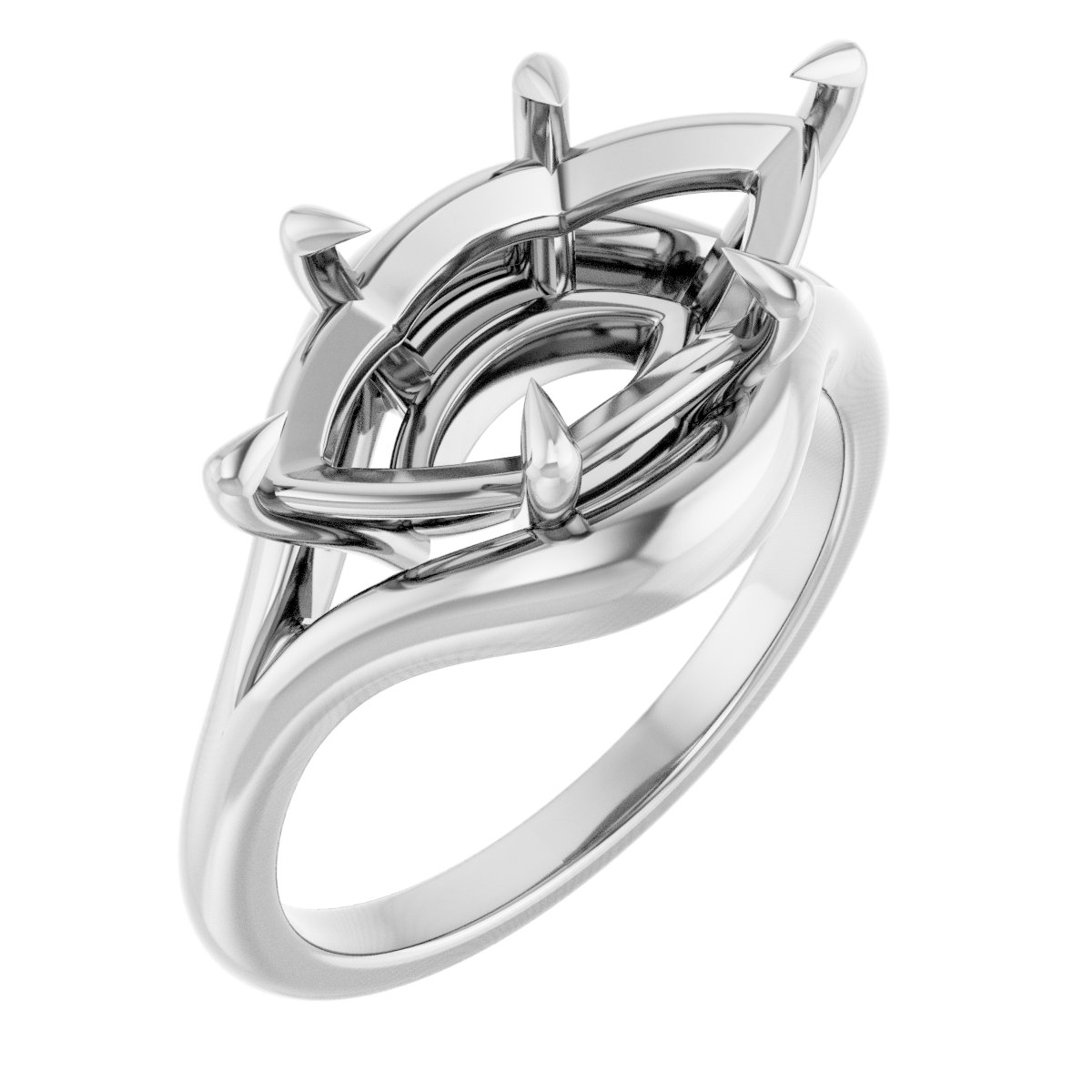 Claw-Prong Solitaire Engagement Ring
