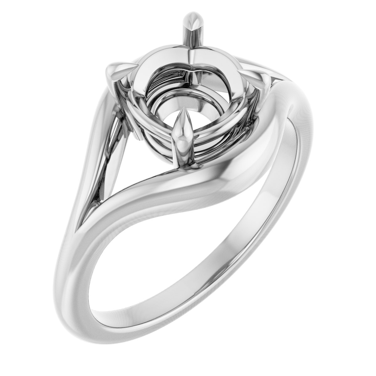 Claw-Prong Solitaire Engagement Ring