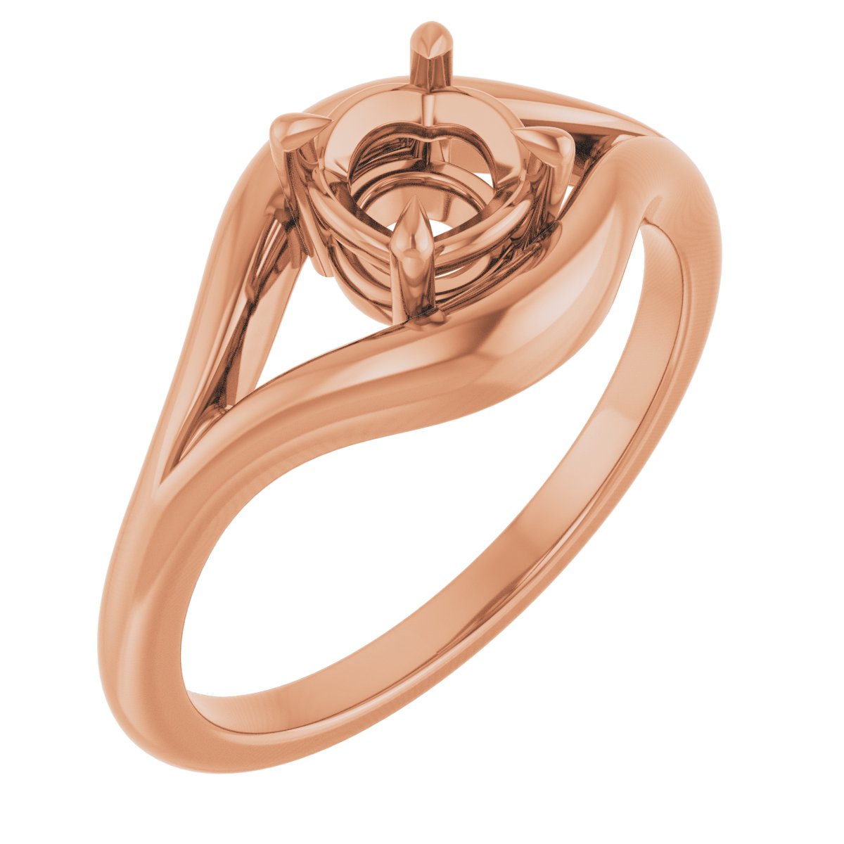 Claw-Prong Solitaire Engagement Ring