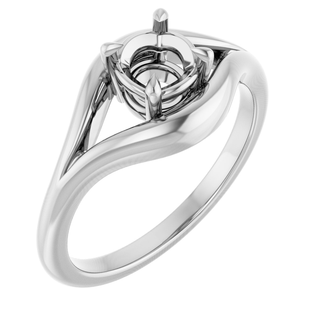 Claw-Prong Solitaire Engagement Ring