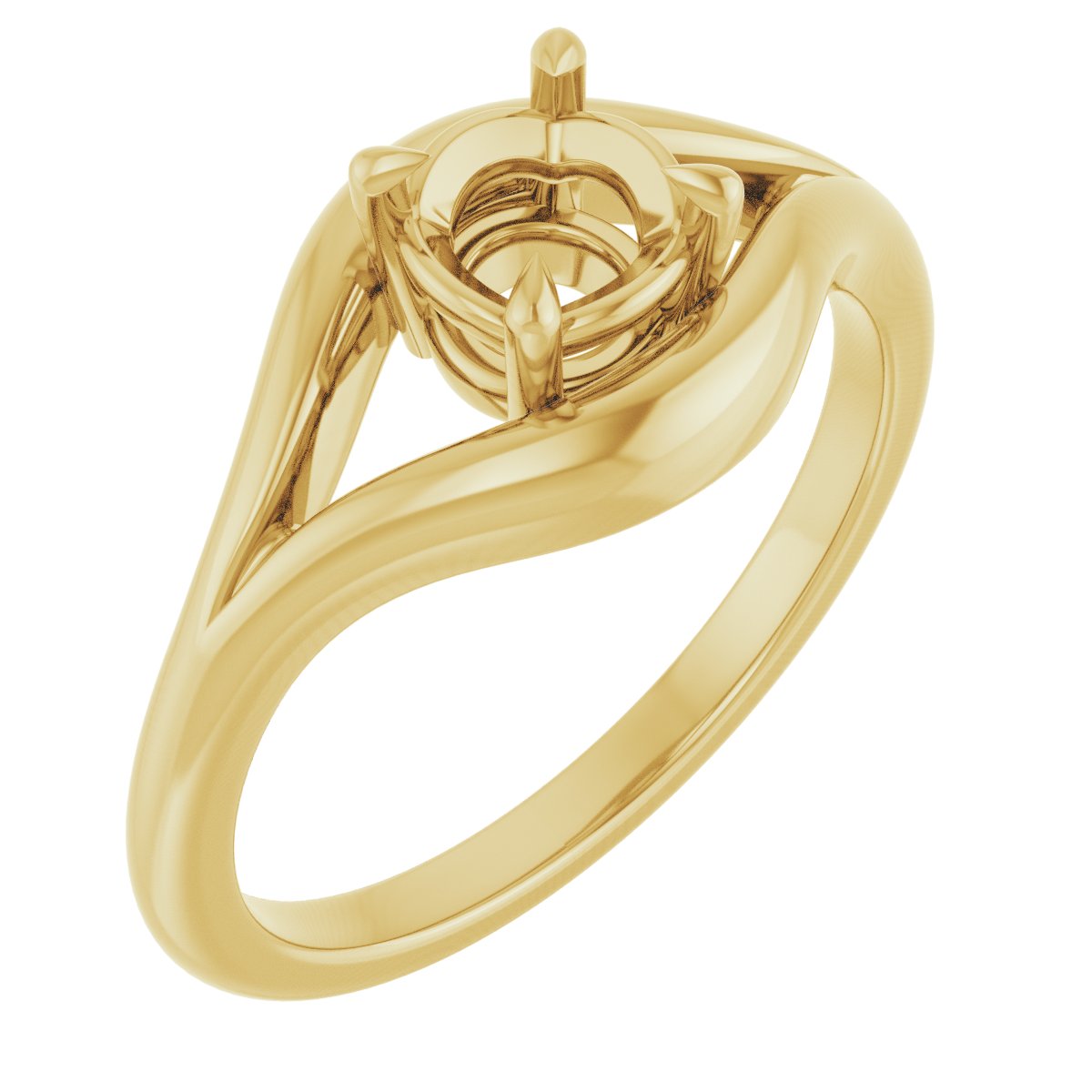 Claw-Prong Solitaire Engagement Ring