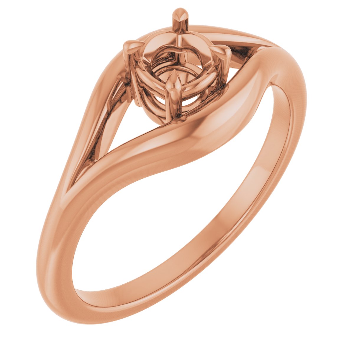 Claw-Prong Solitaire Engagement Ring