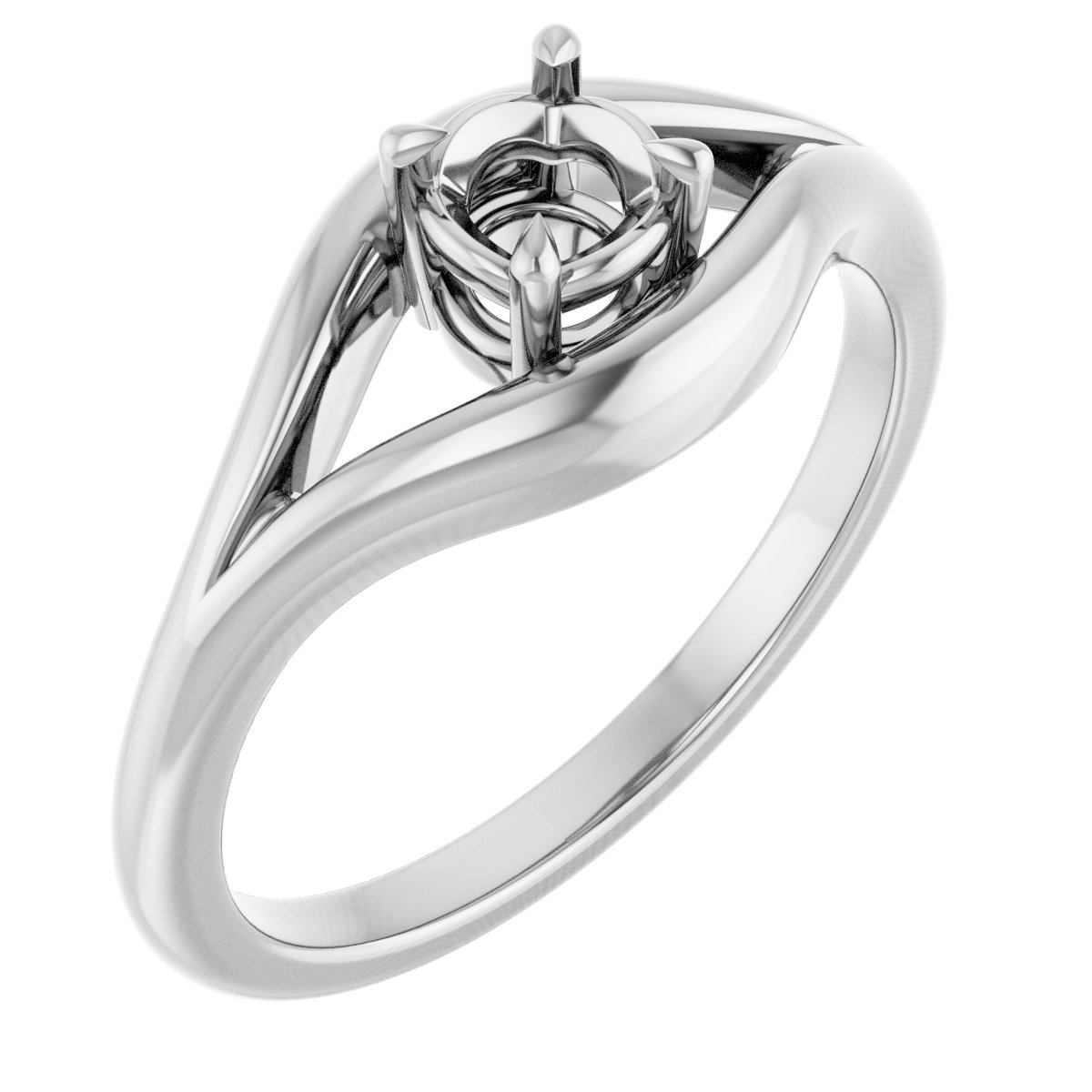 Claw-Prong Solitaire Engagement Ring