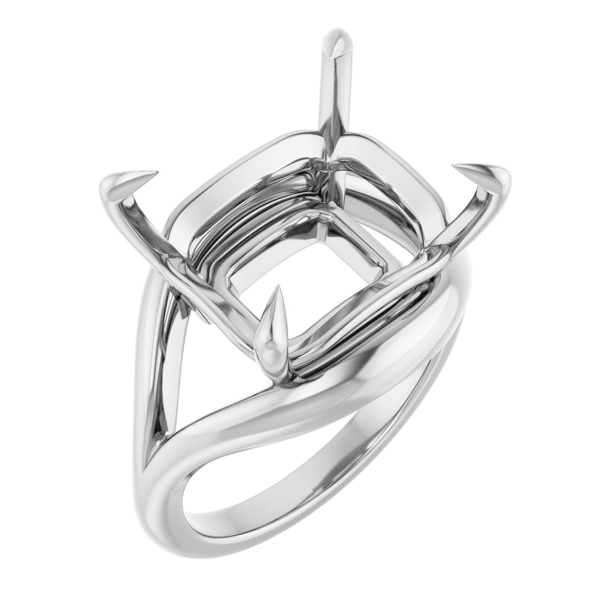 Claw-Prong Solitaire Engagement Ring