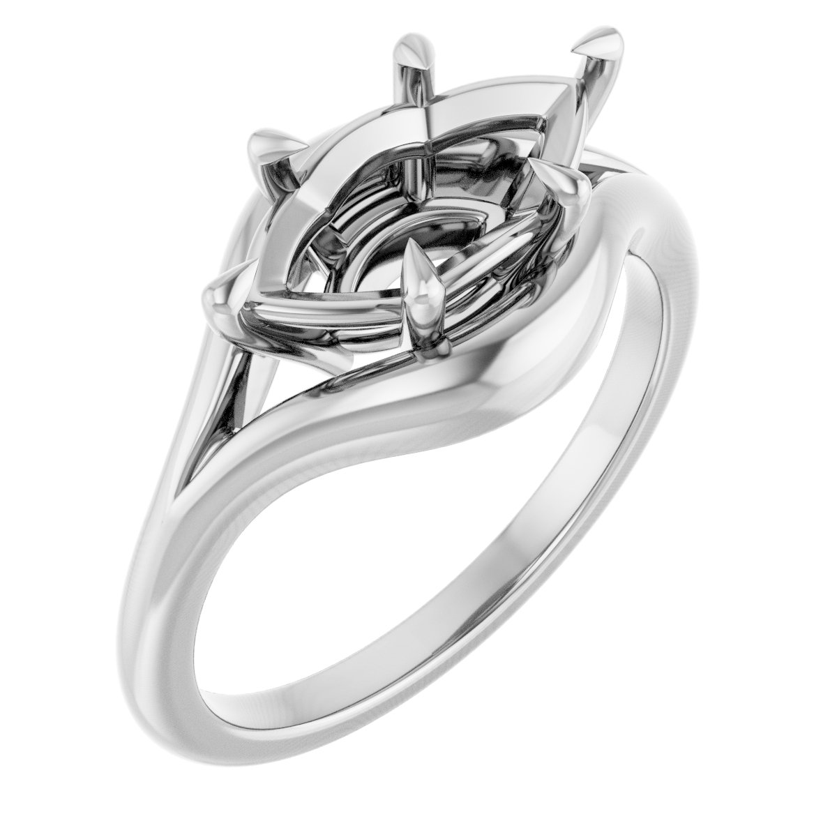 Claw-Prong Solitaire Engagement Ring