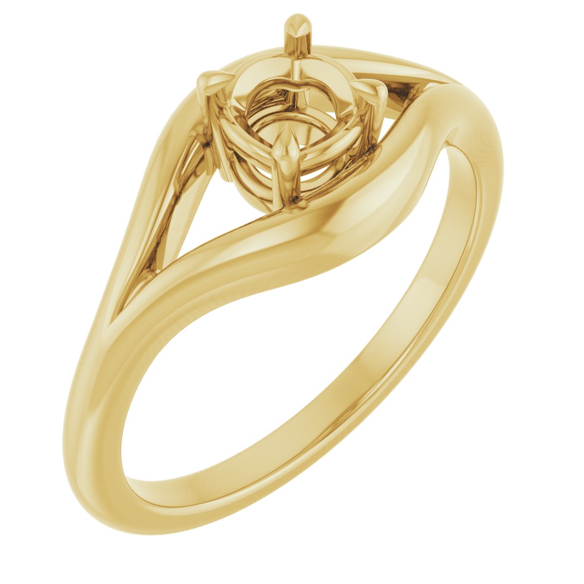 Claw-Prong Solitaire Engagement Ring