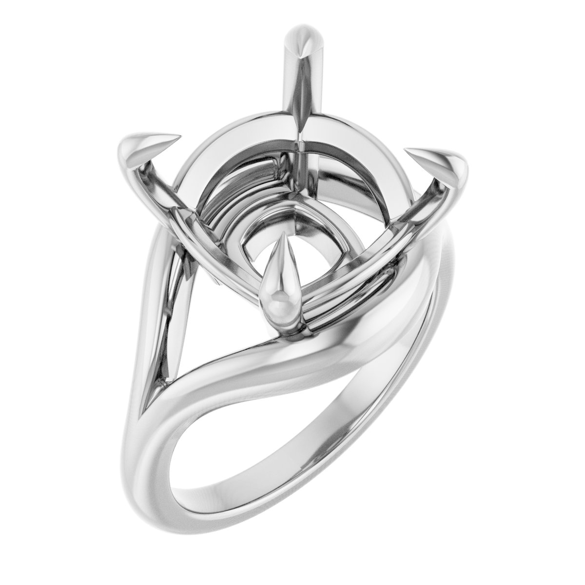 Claw-Prong Solitaire Engagement Ring
