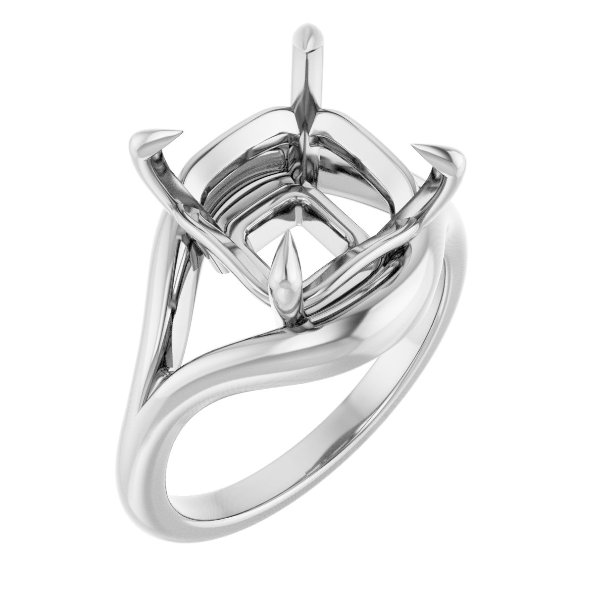 Claw-Prong Solitaire Engagement Ring