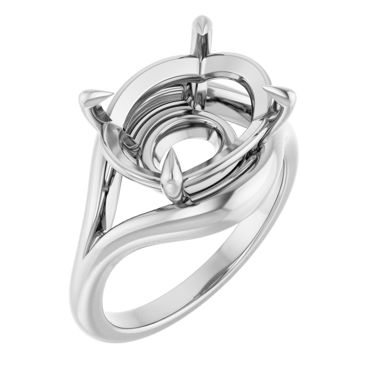 Claw-Prong Solitaire Engagement Ring