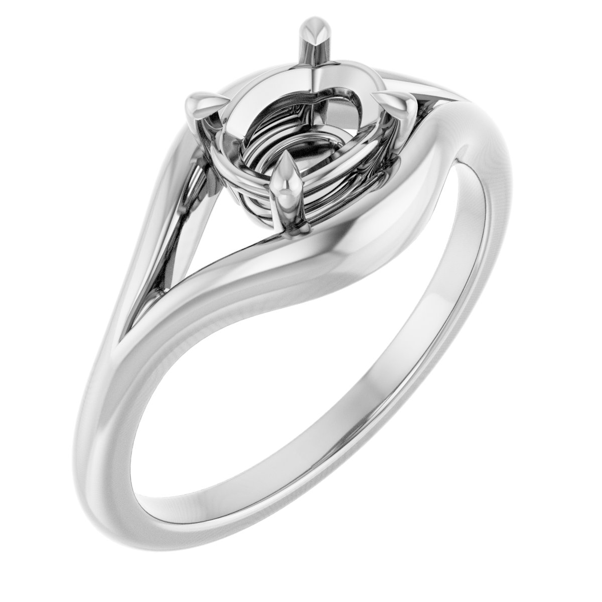 Claw-Prong Solitaire Engagement Ring