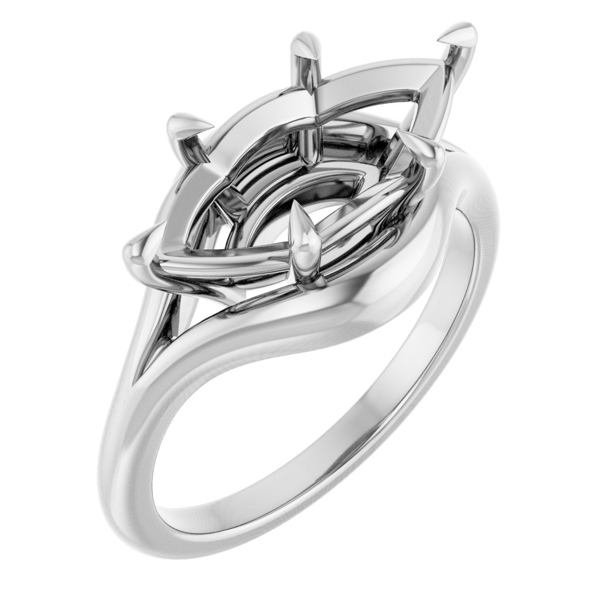 Claw-Prong Solitaire Engagement Ring