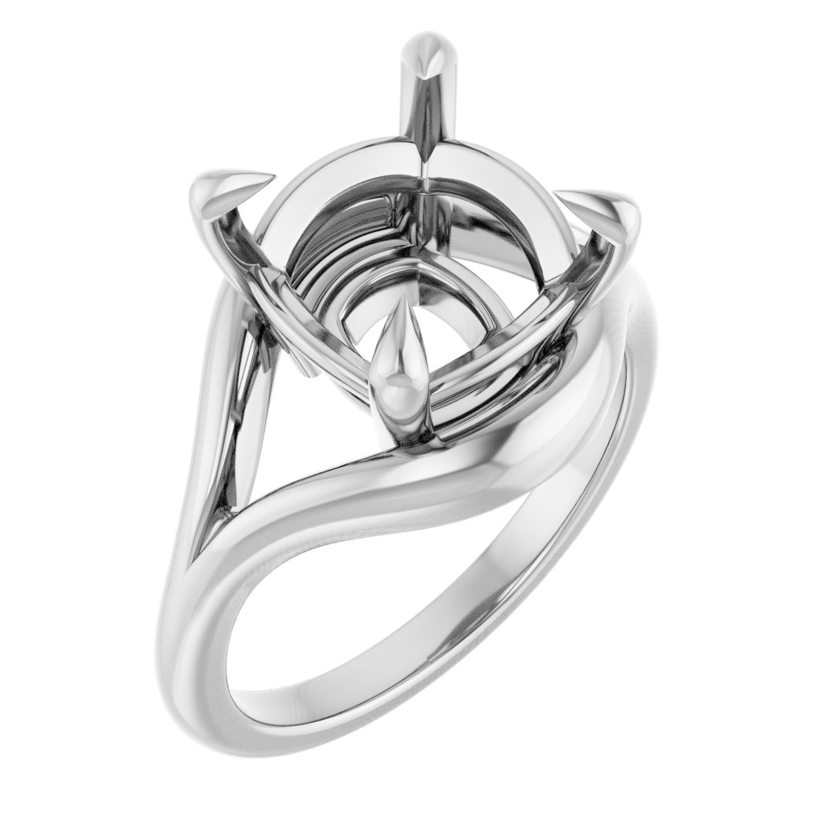 Claw-Prong Solitaire Engagement Ring