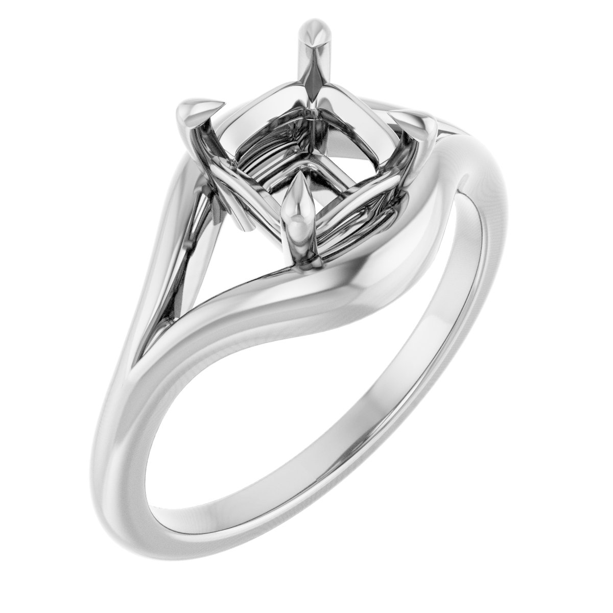 Claw-Prong Solitaire Engagement Ring