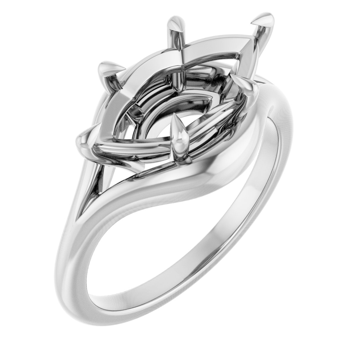 Claw-Prong Solitaire Engagement Ring