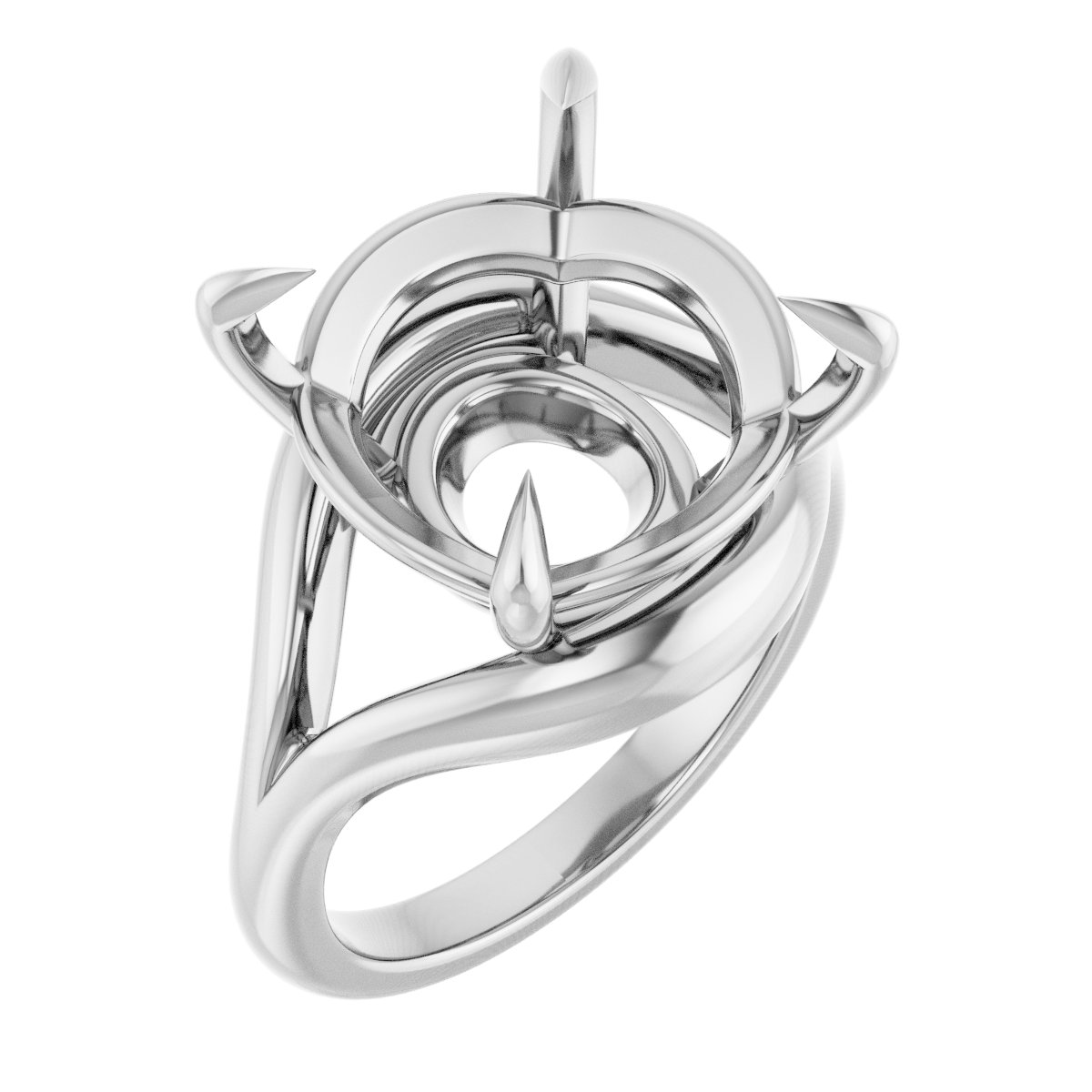 Claw-Prong Solitaire Engagement Ring