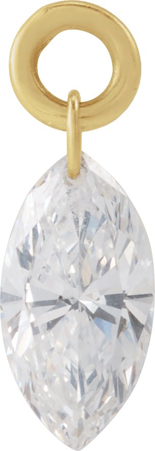 Lab-Grown Diamond Drilled Dangles