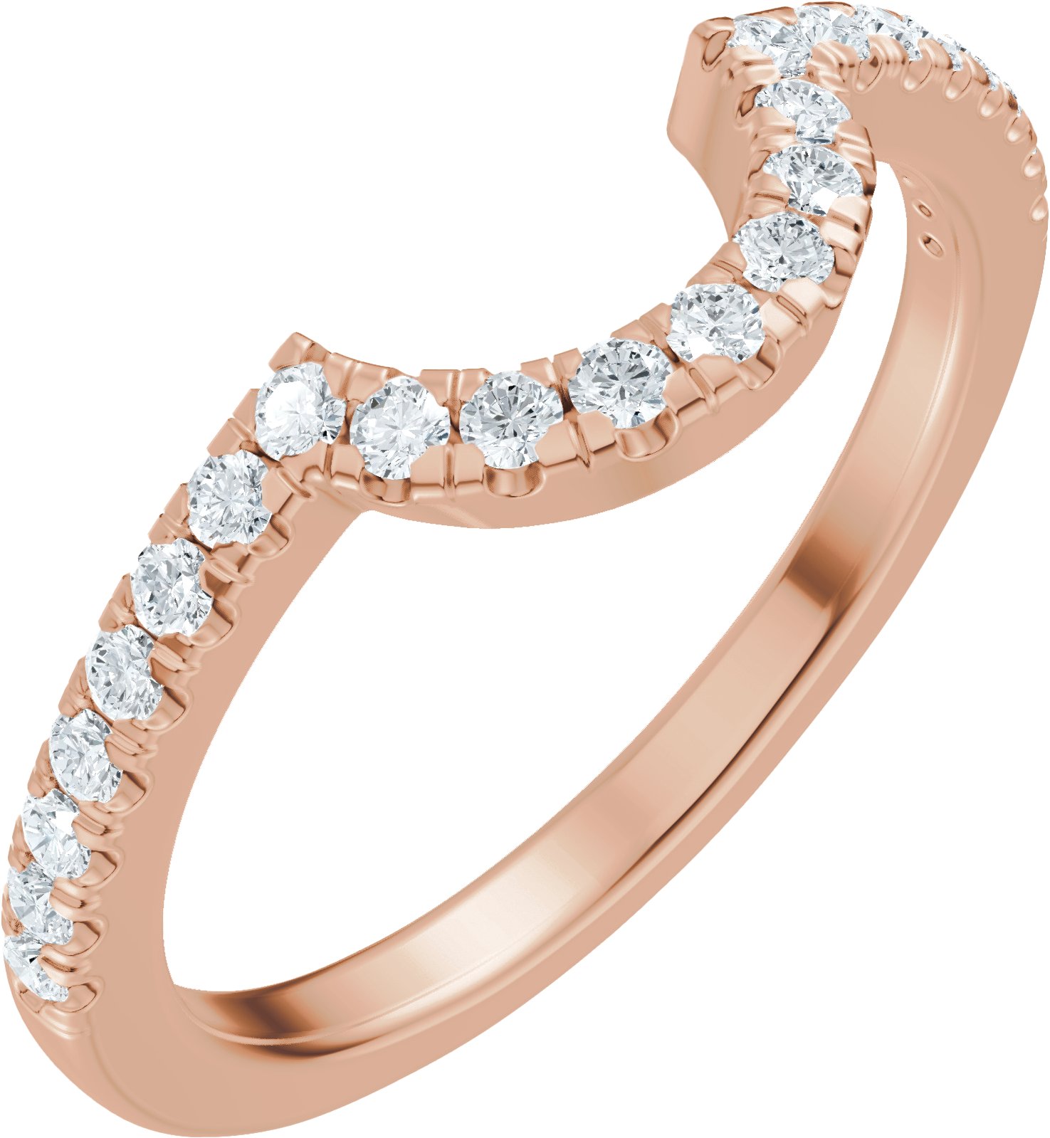 Claw-Prong Accented Bezel-Style Engagement Ring or Band