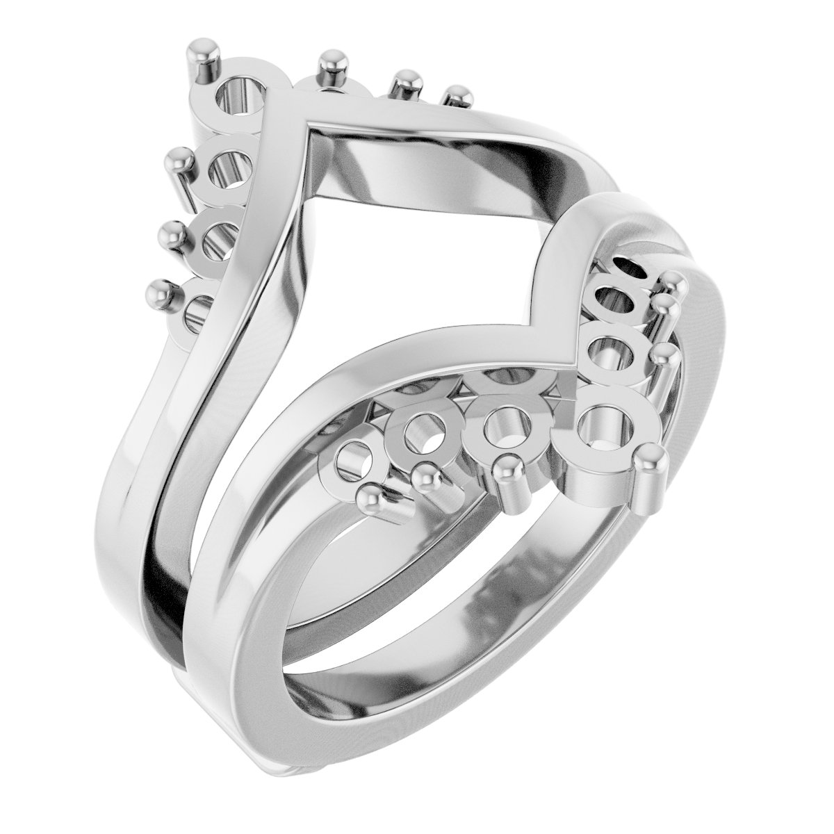 Accented V Ring Guard