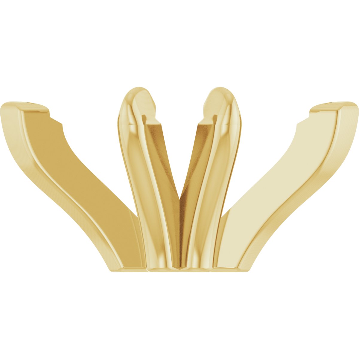 Pre-Notched Claw-Prong Shank Setting