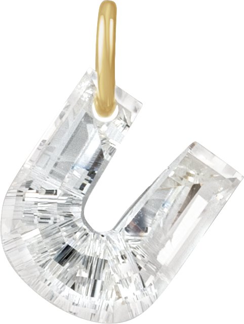 Lab-Grown Diamond Initial Dangle