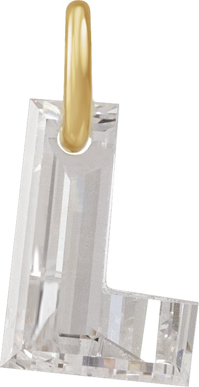 Lab-Grown Diamond Initial Dangle