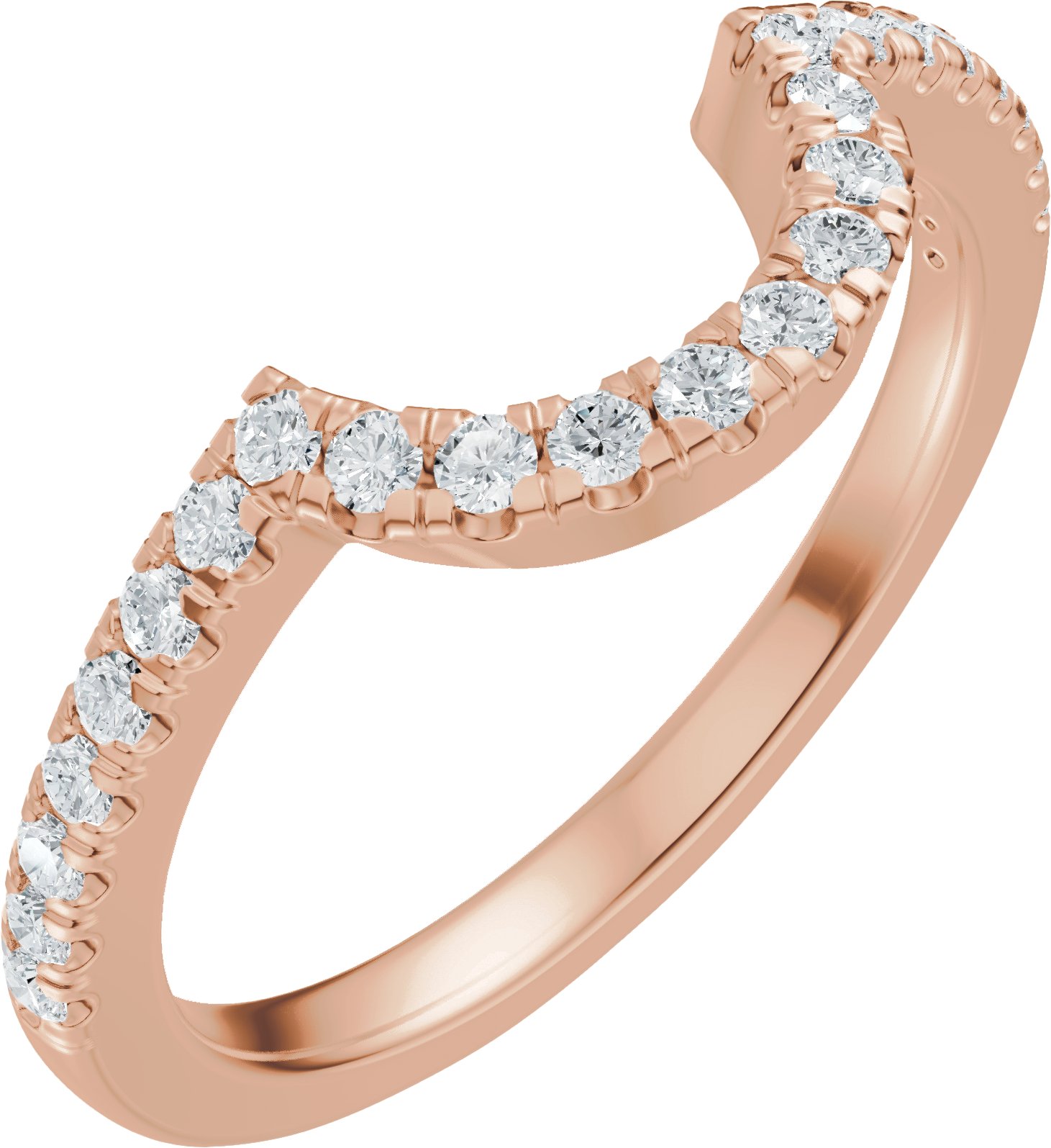 Claw-Prong Accented Bezel-Style Engagement Ring or Band
