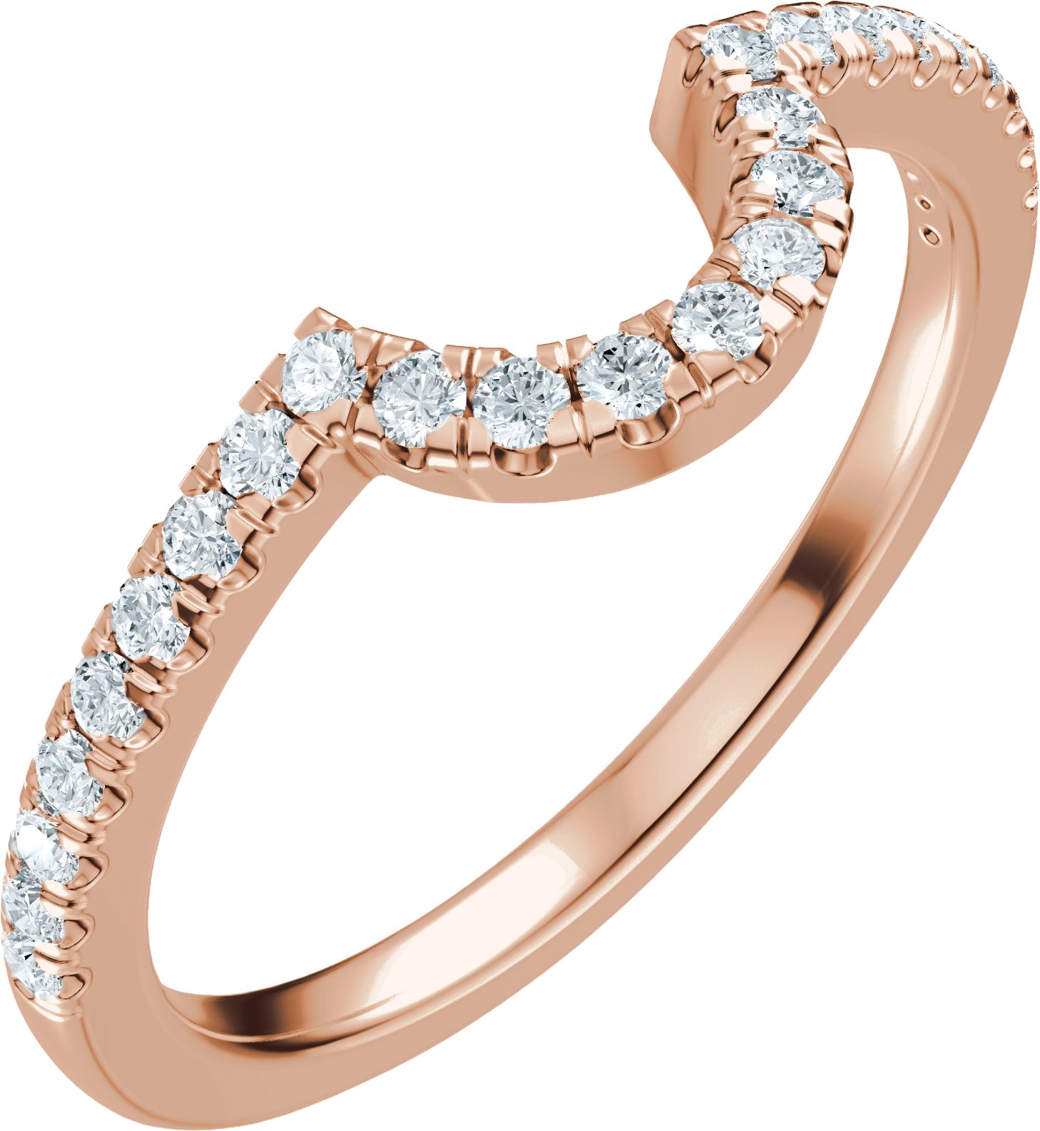 Claw-Prong Accented Bezel-Style Engagement Ring or Band