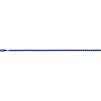 3mm Blue Satin Twist Necklace 16 to 18 inch Ref 621269