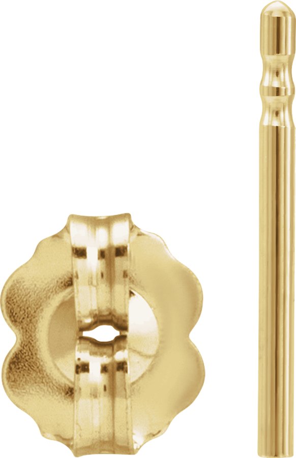 5.2 mm OD Friction Earring Post & Back Set